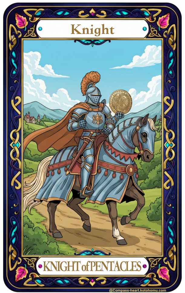 ことほむコンパスハートのKNIGHT of PENTACLES
