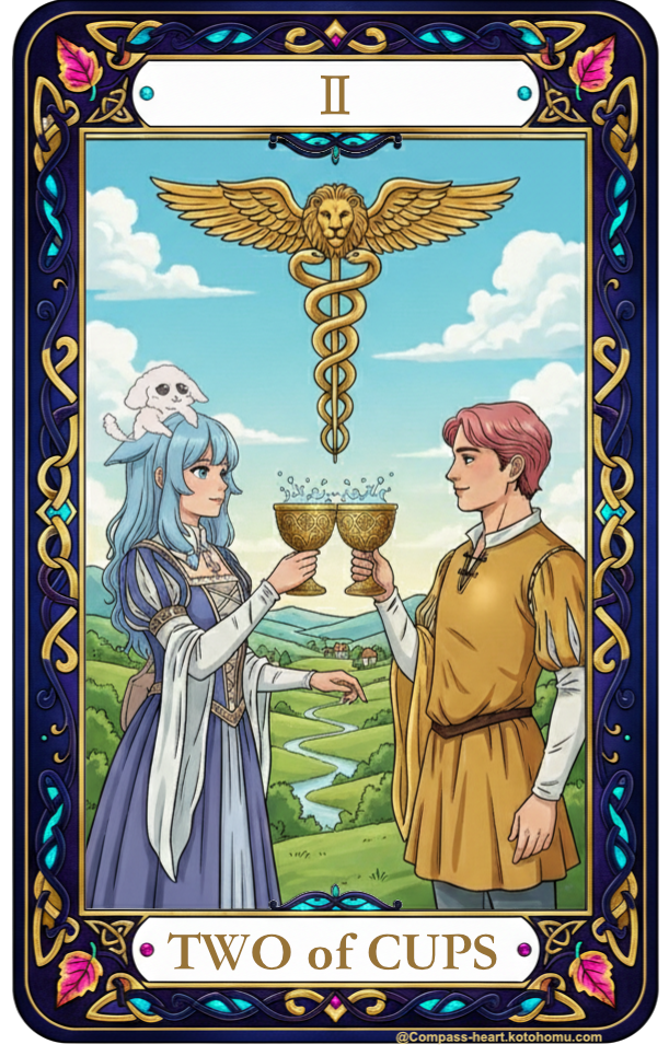 ことほむコンパスハートのTWO of CUPS