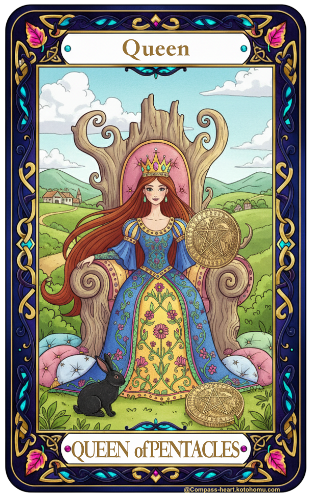 ことほむコンパスハートのQUEEN of PENTACLES