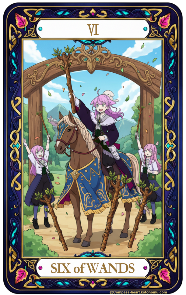 ことほむコンパスハートのSIX of WANDS