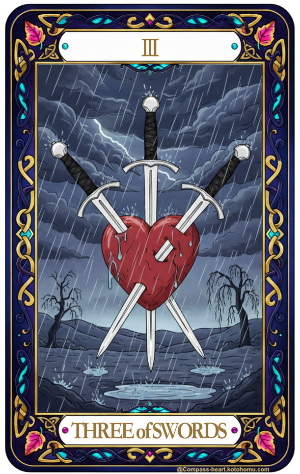 ことほむコンパスハートのTHREE of SWORDS